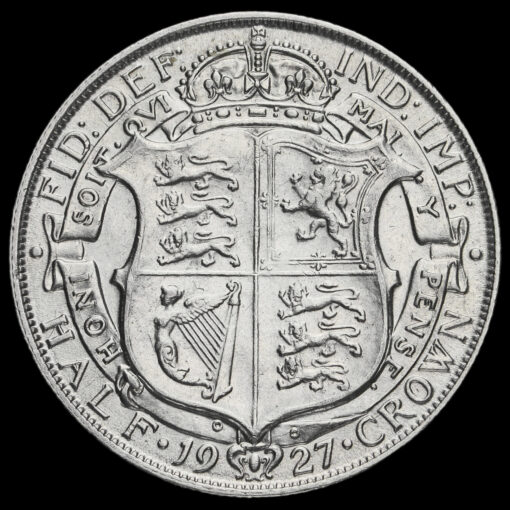 1927 George V Silver Half Crown Reverse