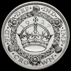 1927 George V Silver Proof Wreath Crown Reverse
