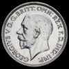 1928 George V Silver Sixpence Obverse