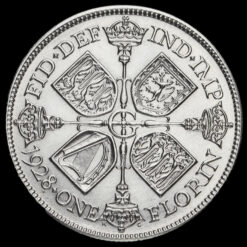 1928 George V Silver Florin Reverse