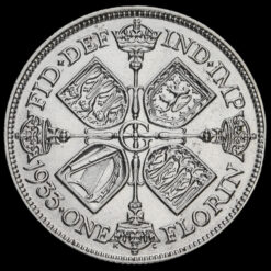 1933 George V Silver Florin Reverse