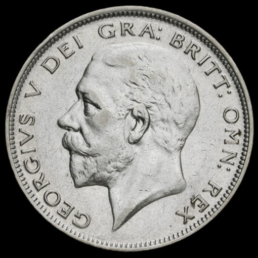 1934 George V Silver Half Crown Obverse