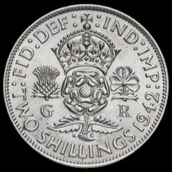 1942 George VI Silver Two Shilling Coin / Florin Reverse