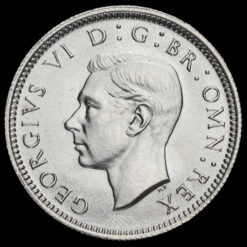 1942 George VI Silver Sixpence Obverse