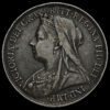 1896 Queen Victoria Veiled Head Silver LX Crown Obverse