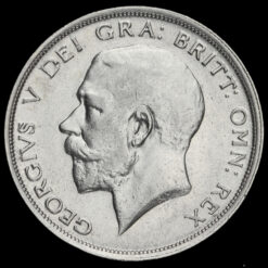 1915 George V Silver Half Crown Obverse