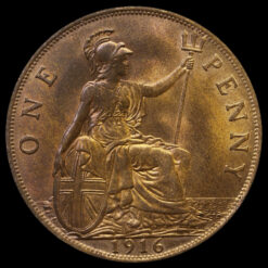 1916 George V Penny Reverse