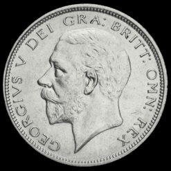 1927 George V Silver Half Crown Obverse