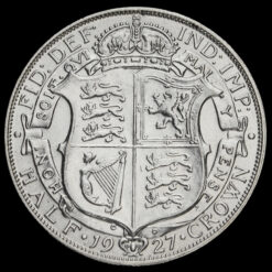 1927 George V Silver Half Crown Reverse