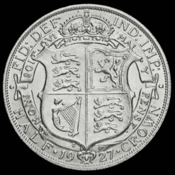 1927 George V Silver Half Crown Reverse