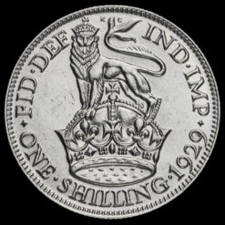 1929 George V Silver Shilling Reverse