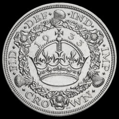 1933 George V Silver Wreath Crown Reverse