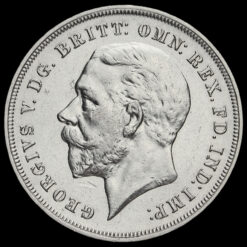 1935 King George V Rocking Horse Silver Jubilee Crown Obverse