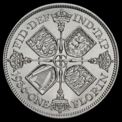 1936 George V Silver Florin Reverse