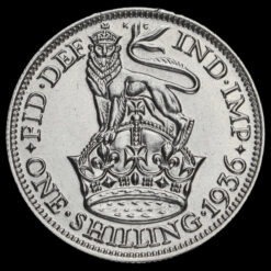 1936 George V Silver Shilling Reverse