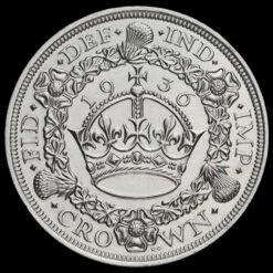 1936 George V Silver Wreath Crown Reverse