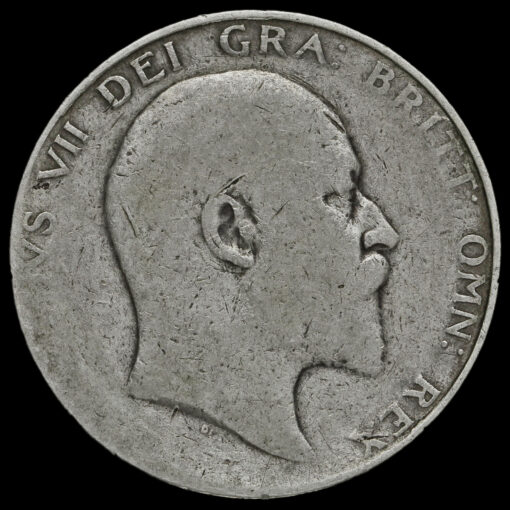 1904 Edward VII Silver Half Crown Obverse