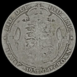1904 Edward VII Silver Half Crown Reverse