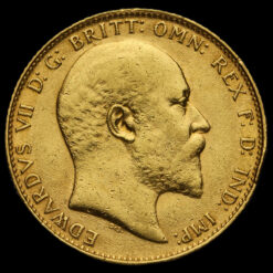 1906 Edward VII Gold Full Sovereign Obverse