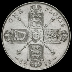 1912 George V Silver Florin Reverse