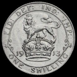 1913 George V Silver Shilling Reverse