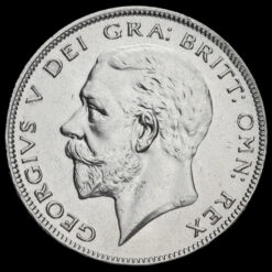 1928 George V Silver Half Crown Obverse