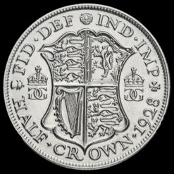 1928 George V Silver Half Crown Reverse