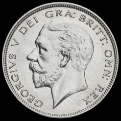 1931 George V Silver Half Crown Obverse