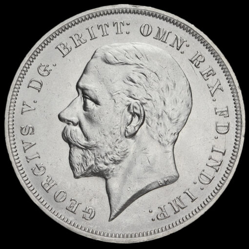 1935 King George V Rocking Horse Silver Jubilee Crown Obverse