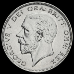 1935 George V Silver Half Crown Obverse