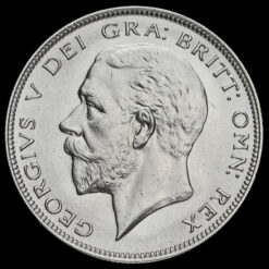 1936 George V Silver Half Crown Obverse
