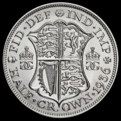 1936 George V Silver Half Crown Reverse