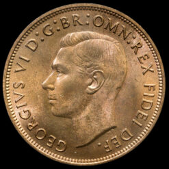 1951 George VI Penny Obverse