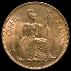 1951 George VI Penny Reverse