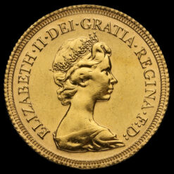 1979 Elizabeth II Gold Full Sovereign Obverse