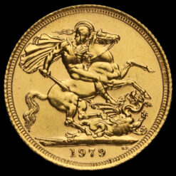 1979 Elizabeth II Gold Full Sovereign Reverse