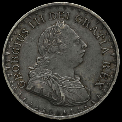 1811 George III Silver Three Shillings Bank Token Obverse