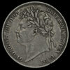 1824 George IV Milled Silver Shilling Obverse