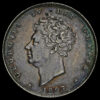 1827 George IV Milled Silver Shilling Obverse
