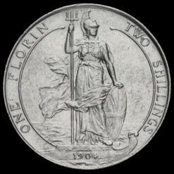 1904 Edward VII Silver Florin Reverse