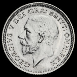 1927 George V Silver Sixpence Obverse