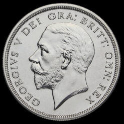 1927 George V Silver Proof Wreath Crown Obverse
