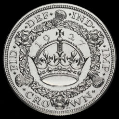 1927 George V Silver Proof Wreath Crown Reverse