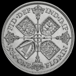 1936 George V Silver Florin Reverse