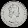 Bermuda 1964 Elizabeth II Silver Crown Obverse