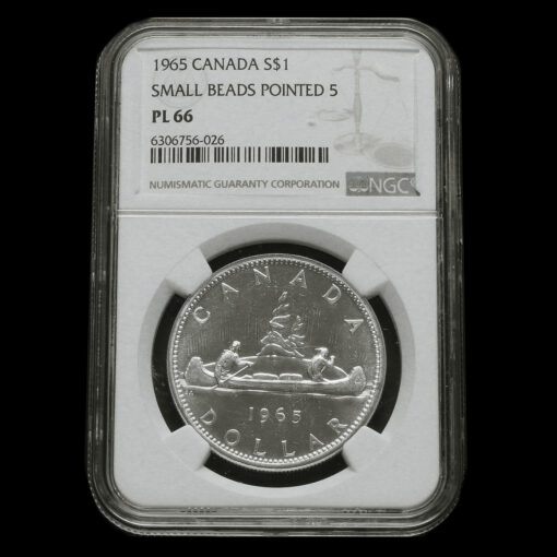 Canada 1965 Elizabeth II Silver Dollar