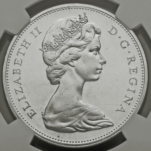 Canada 1965 Elizabeth II Silver Dollar Obverse