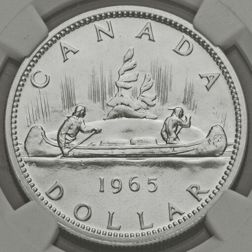 Canada 1965 Elizabeth II Silver Dollar Reverse