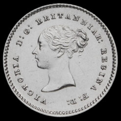 1838 Queen Victoria Young Head Silver Maundy Twopence Obverse
