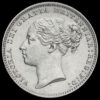 1879 Queen Victoria Young Head Silver Shilling Obverse